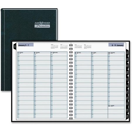 AT-A-GLANCE At A Glance AAGG520H00 8 x 11 in. Premiere Weekly Appointment Book - Black AAGG520H00